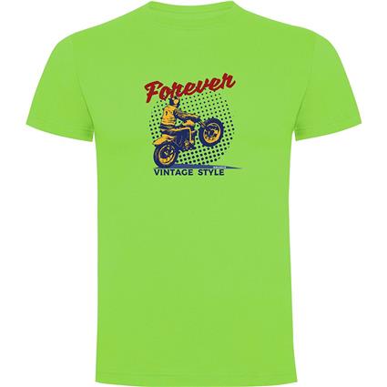Kruskis Forever Vintage Short Sleeve T-shirt Verde 3XL Homem