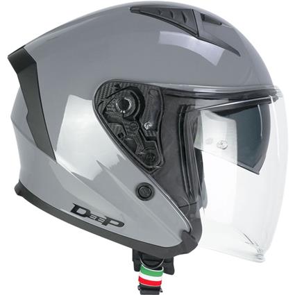 Cgm 127 Deep Mono Open Face Helmet Transparente L