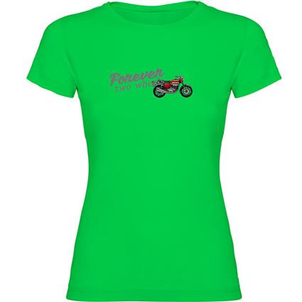 Kruskis Forever Short Sleeve T-shirt Verde 2XL Mulher