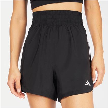 Adidas Pacer Woven High 5´´ Shorts Preto XS Mulher