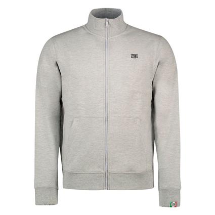 Leone Apparel Basic Small Logo Full Zip Sweatshirt Cinzento M Homem
