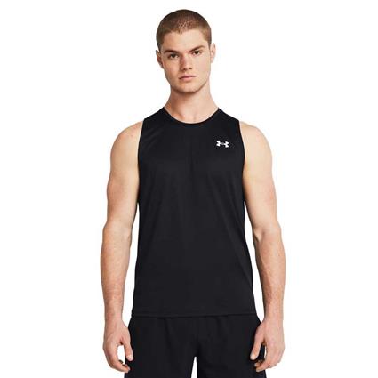Under Armour Tech Sleeveless T-shirt Preto M / Regular Homem