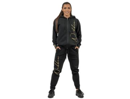 Nebbia Classic Intense Signature Gold Hoodie Preto XS Mulher