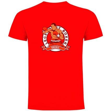 Kruskis Legendary Boxer Short Sleeve T-shirt Vermelho M Homem
