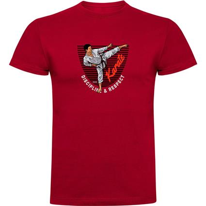 Kruskis Karate Short Sleeve T-shirt Vermelho XL Homem