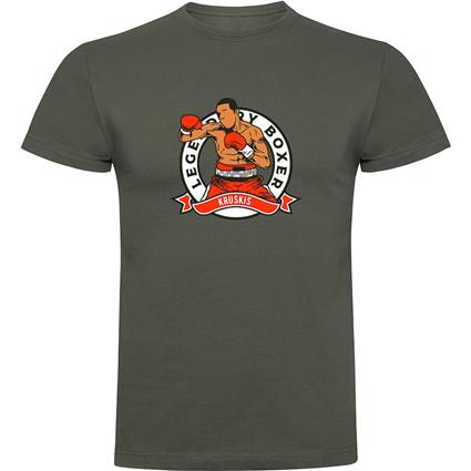 Kruskis Legendary Boxer Short Sleeve T-shirt Cinzento 2XL Homem