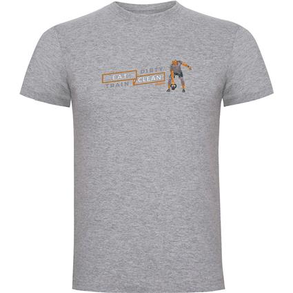 Kruskis Kettleball Short Sleeve T-shirt Cinzento M Homem