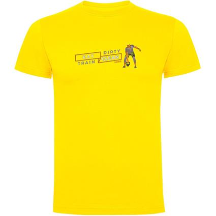 Kruskis Kettleball Short Sleeve T-shirt Amarelo 2XL Homem