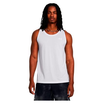 Under Armour Launch Sleeveless T-shirt Branco M Homem