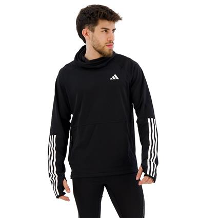 Adidas Own The Run Excite 3 Stripes Hoodie Preto XL / Regular Homem