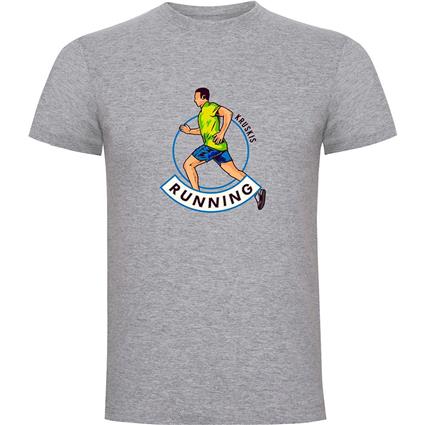Kruskis Runner Short Sleeve T-shirt Cinzento 2XL Homem