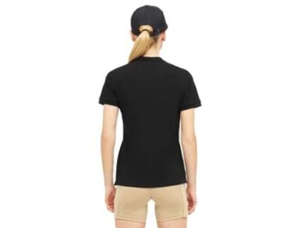 Cuera Short Sleeve Polo Preto XL Mulher