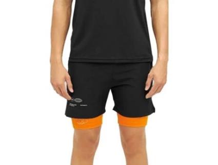 Cuera Short Sleeve Polo Preto L Homem