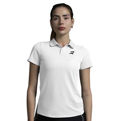 Bikkoa Nahla Short Sleeve Polo Branco M Mulher