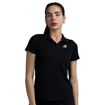 Bikkoa Nahla Short Sleeve Polo Preto XS Mulher