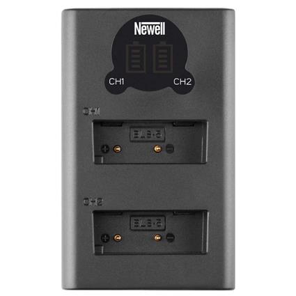 Newell Dl-usb 2 Batteries Np-fz100 Double Charger Transparente