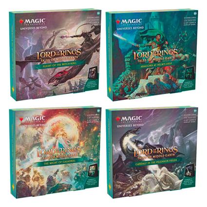 Wizards Of The Coast Lord Of The Rings Tales Middle Earth English Magic The Gathering Trading Cards 4 Units Transparente