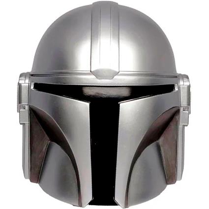 Monogram Helmet 21 Cm The Mandalorian Star Wars Piggy Bank Prateado