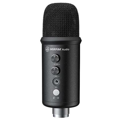 Mirfak Tu1 Usb Camcorder Microphone Prateado