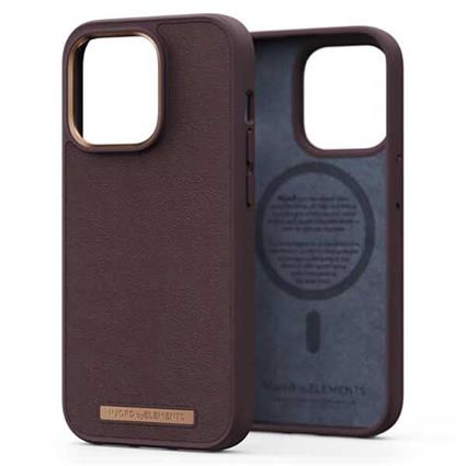 Njord Magsafe Iphone 14 Pro Leather Case Transparente