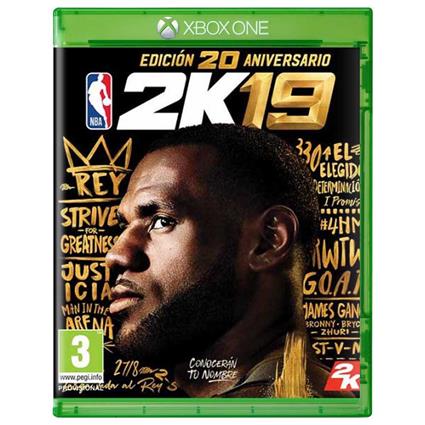 Take 2 Games Xbox One Nba 2k19 20th Anniversary Edition Transparente PAL