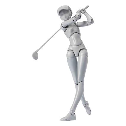 Bandai Tamashii Nations S.h. Figuarts Body-chan Sports Edition Dx Set Birdie Wing Ver. 14 Cm Birdie Wing Figure Prateado