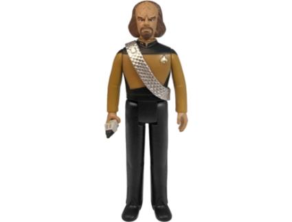 Super 7 Star Trek Worf Figure Reaction Castanho