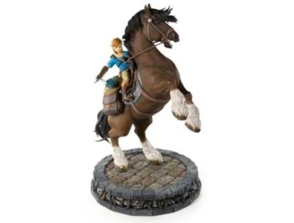 First 4 Figures Link On Horsback 56 Cm The Legend Of Zelda Statue Castanho