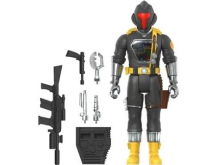 Super 7 Gi Joe Cobra Bat Figure Reaction Preto