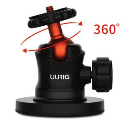 Unioem Electronics Alloy Magnet Car Camera Support Laranja