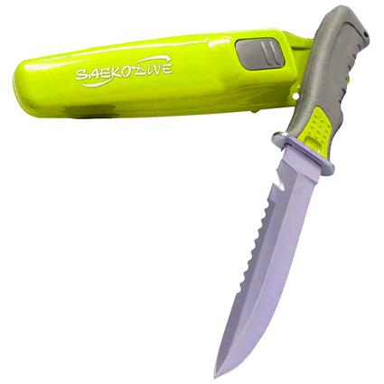 Saeko Double Edge Stainless Steel Knife Prateado
