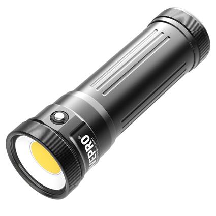 Divepro G18 Under Water Video Dive Light 18000 Lumens 140° Prateado 18000 Lumens