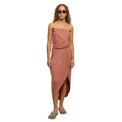 Urban Classics Viscose Sleveless Long Dress Laranja 3XL Mulher