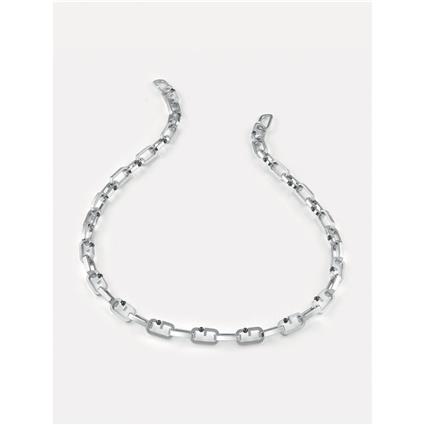 Guess Jumn02124jwstt U G Stripes Necklace Prateado  Homem