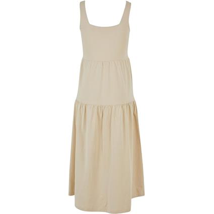 Urban Classics Valance Summer Sleveless Long Dress Beige 2XL Mulher