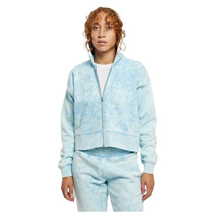 Urban Classics Oversized Towel Washed Full Zip Sweatshirt Azul 3XL Mulher