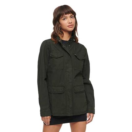 Superdry St Tropez M65 Denim Jacket Verde S Mulher