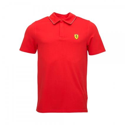 Puma Ferrari Race Short Sleeve Polo Vermelho S Homem