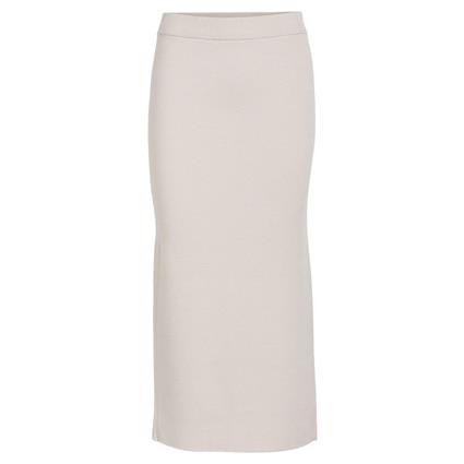 Object Reynard Midi Skirt Beige S Mulher