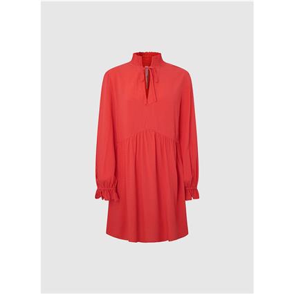 Pepe Jeans Beverly Long Sleeve Short Dress Laranja S Mulher