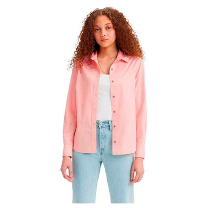 Levi´s ® The Classic Long Sleeve Shirt Rosa XS Mulher