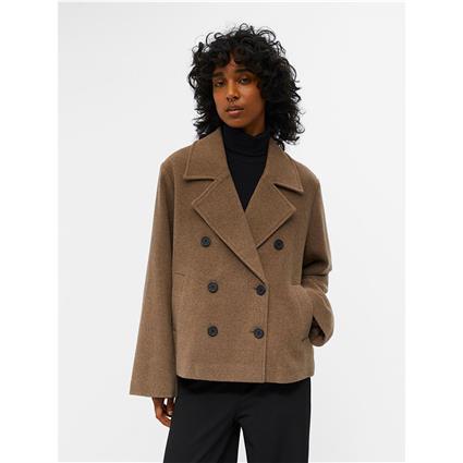 Object Keily Short Jacket Castanho 38 Mulher