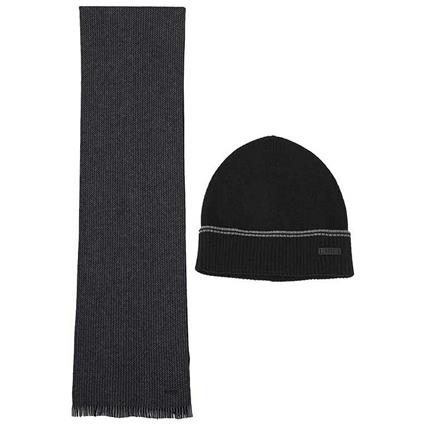 Boss Set Mind 10252019 Scarf Preto  Homem