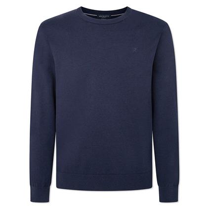 Hackett Cotton Silk Sweatshirt Azul L Homem