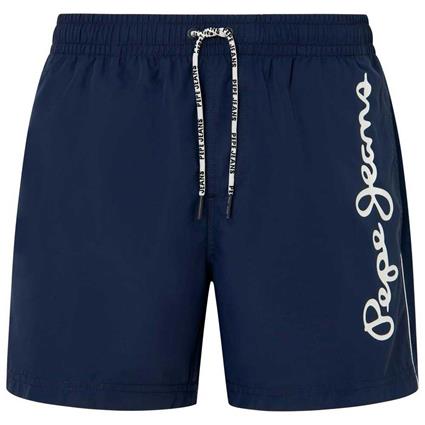 Pepe Jeans Logo Swimming Shorts Azul S Homem