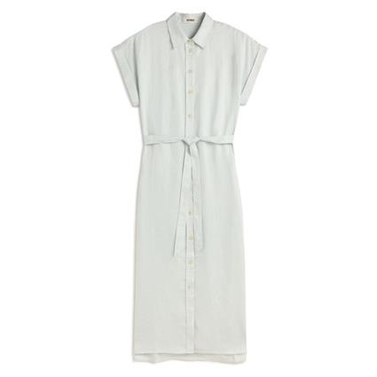 Ecoalf Amatista Long Sleeve Long Dress Branco XS Mulher