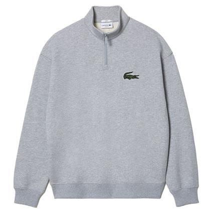 Lacoste Sh0069 Half Zip Sweatshirt Cinzento M Homem