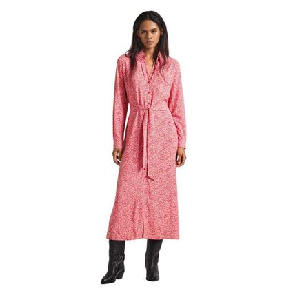 Pepe Jeans Brooke Long Sleeve Long Dress Vermelho M Mulher