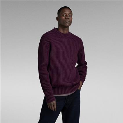 G-star Essential R Crew Neck Sweater Roxo XL Homem