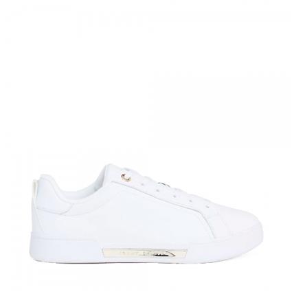 Tommy Hilfiger Chique Court Trainers Branco EU 38 Mulher